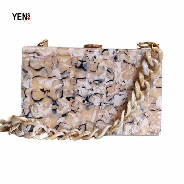 new fashion women evening bag acrylic camouflage marble wallet woman party prom elegant handbag casual chain clutch 
new fashion women evening bag acrylic camouflage marble wallet woman party prom elegant handbag casual chain clutch