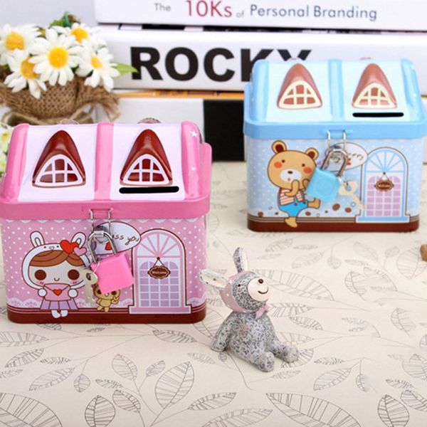 house modeling cute iron piggy bank bank money saving box children kids coin deposit box birthday gift
house modeling cute iron piggy bank bank money saving box children kids coin deposit box birthday gift