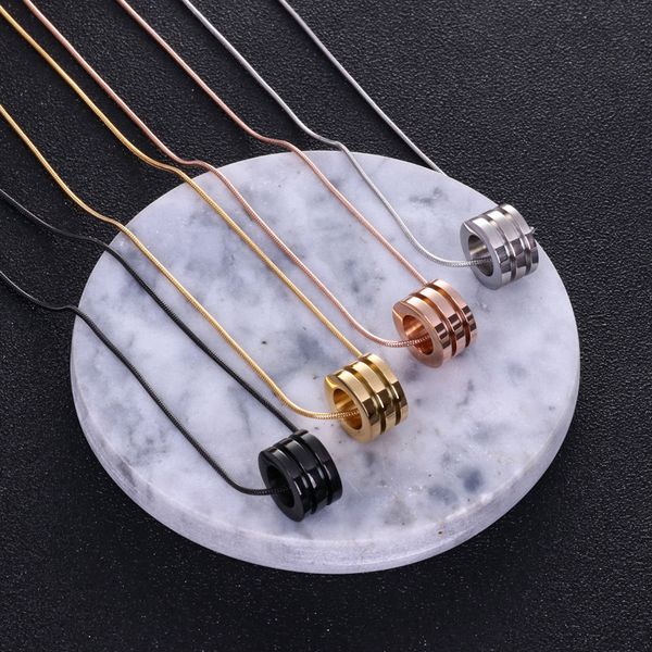 bilincolor stainless steel fashion titanium column rcharm pendant necklace female, Silver
bilincolor stainless steel fashion titanium column rcharm pendant necklace female, Silver
