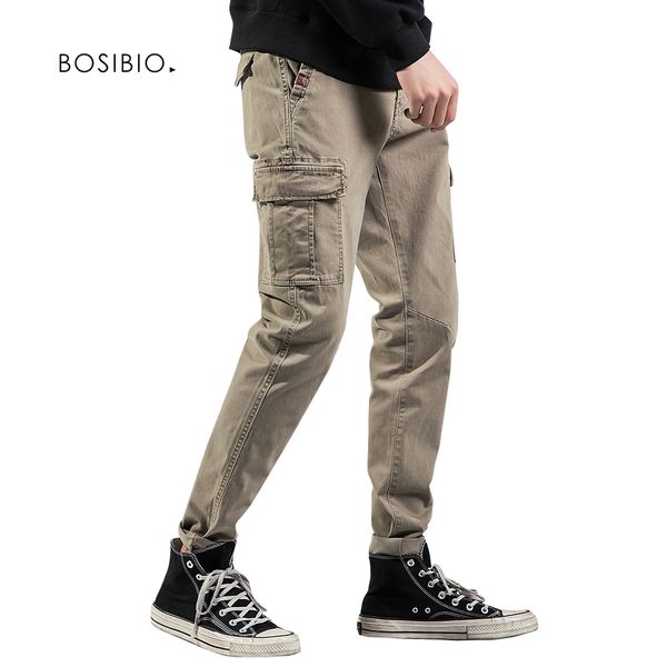 bosibio pockets casual pants mens cotton slim fit khaki trousers spring autumn male cargo pants g3560, Black
bosibio pockets casual pants mens cotton slim fit khaki trousers spring autumn male cargo pants g3560, Black