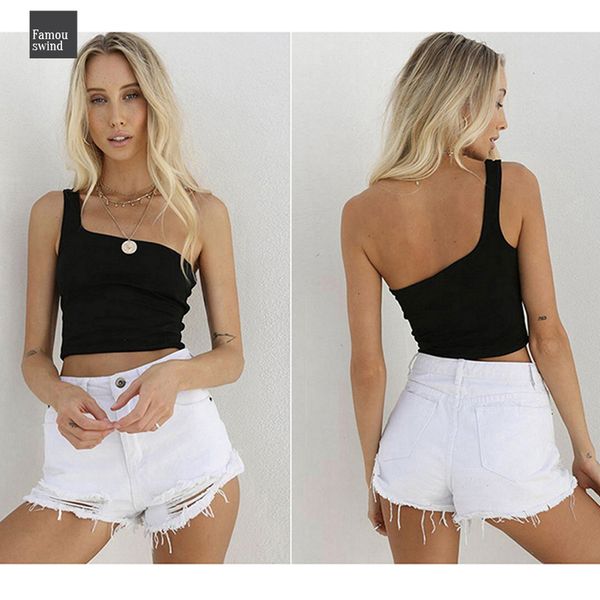 женщины лето cami обрезанные tops одно плечо грудь жилет sexy ladies ночной клуб женский камзол tops обернутый для женщин, White
женщины лето cami обрезанные tops одно плечо грудь жилет sexy ladies ночной клуб женский камзол tops обернутый для женщин, White