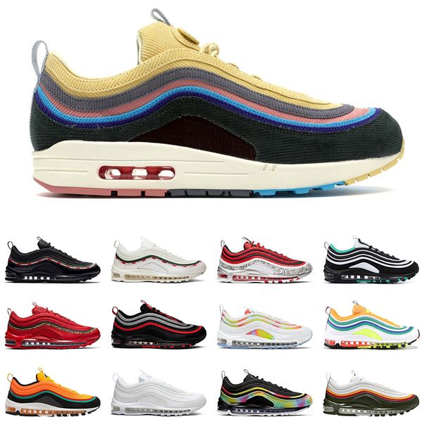 97 sean wotherspoon mens womens running shoes reflective bred triple white black sliver bullet sports sneakers chaussures 36-45
97 sean wotherspoon mens womens running shoes reflective bred triple white black sliver bullet sports sneakers chaussures 36-45