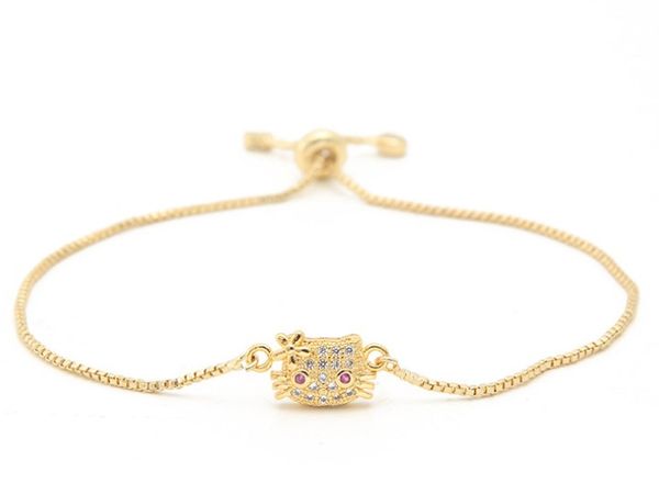 gold silver chain micro pave cz zircon cubic zirconia bracelet rope adjusted macrame cat bangle g3r fashion jewelry, Black
gold silver chain micro pave cz zircon cubic zirconia bracelet rope adjusted macrame cat bangle g3r fashion jewelry, Black