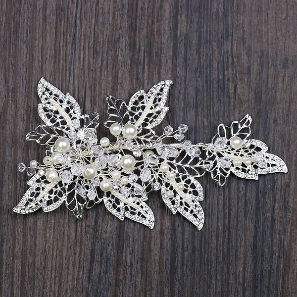 handmade silver barrettes wedding hair accessories pearl head clip rhinestone hair ornament leaves crystal style, Golden;white
handmade silver barrettes wedding hair accessories pearl head clip rhinestone hair ornament leaves crystal style, Golden;white