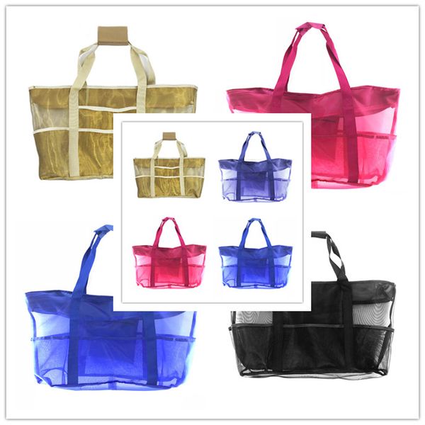 multifunction women kid transparent mesh handbag totes outdoor travel beach shoulder bags mum shopping bag storage organizer 4 colors e22809, Black
multifunction women kid transparent mesh handbag totes outdoor travel beach shoulder bags mum shopping bag storage organizer 4 colors e22809, Black