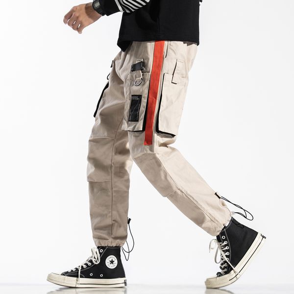 2020 new hip hop harem pants men cargo pant tactical streetwear pant loose casual camo trousers multi pockets full length pants, Black
2020 new hip hop harem pants men cargo pant tactical streetwear pant loose casual camo trousers multi pockets full length pants, Black
