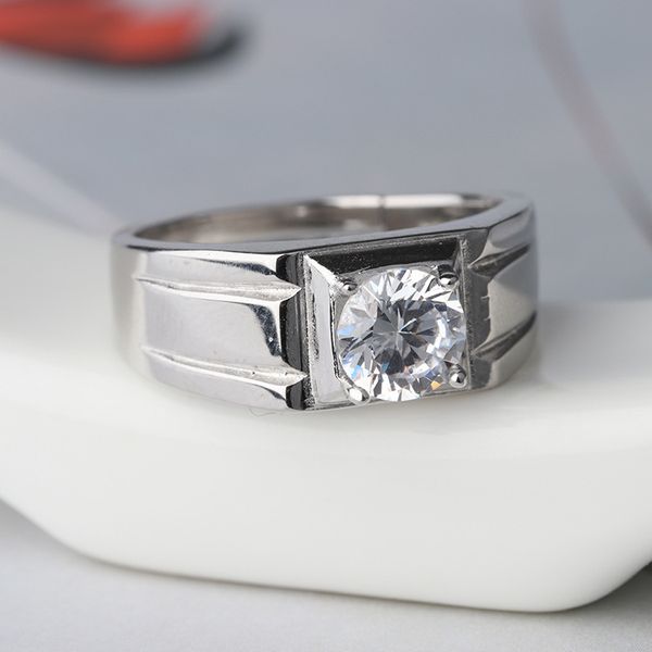 fashion men's korean business sterling silver simulate diamond mens ring excellent anniversary jewelry for man, Slivery;golden
fashion men's korean business sterling silver simulate diamond mens ring excellent anniversary jewelry for man, Slivery;golden