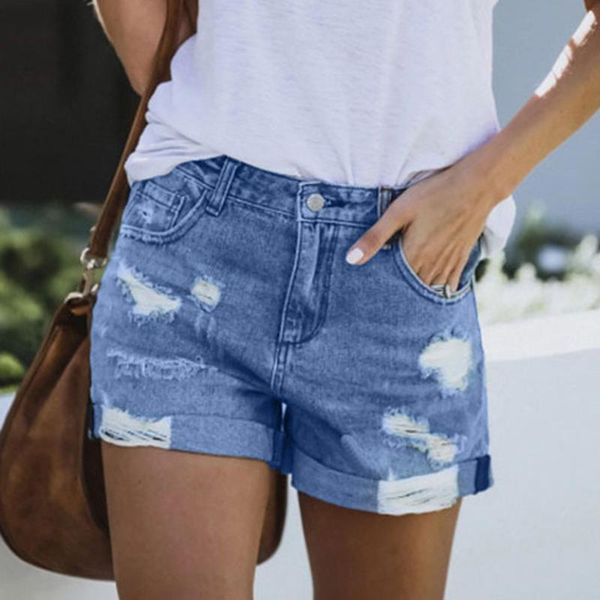 women high waist denim shorts ripped hole bodycon short feminino summer shorts jeans plus size summer streetwear 6.16, Blue
women high waist denim shorts ripped hole bodycon short feminino summer shorts jeans plus size summer streetwear 6.16, Blue