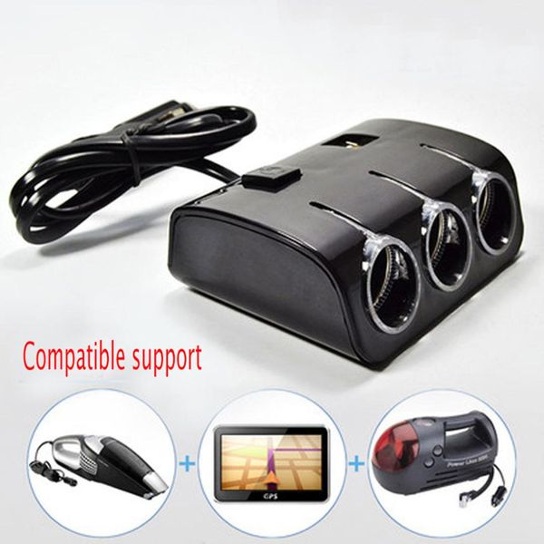dewtreetali good price car 3 sockets 120w auto cigarette lighter splitter 2 usb ports charger adapter with switch
dewtreetali good price car 3 sockets 120w auto cigarette lighter splitter 2 usb ports charger adapter with switch