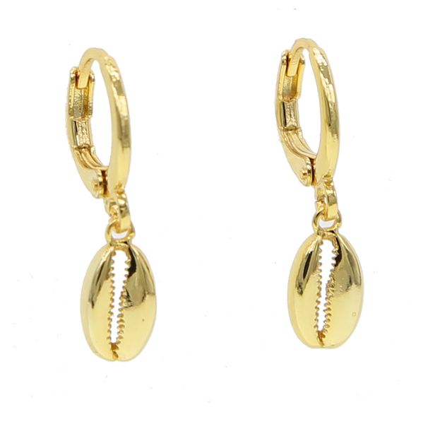sea shell earring 2019 latest new design gold plated high polish mini hoop with charm cute lovely girl jewelry, Silver
sea shell earring 2019 latest new design gold plated high polish mini hoop with charm cute lovely girl jewelry, Silver