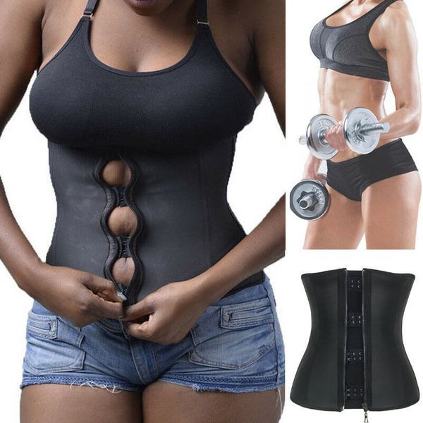 firm waist trainer fashion women firm zipper body shaper zipper up shapewear solid black corset girdle slimming belt, Black;white
firm waist trainer fashion women firm zipper body shaper zipper up shapewear solid black corset girdle slimming belt, Black;white