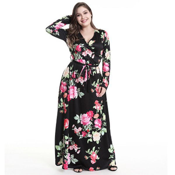 large size dress long-sleeve loose daily ladies retro print relax v-neck bohemian casual belt large size dress jaycosin new 2020, Black;gray
large size dress long-sleeve loose daily ladies retro print relax v-neck bohemian casual belt large size dress jaycosin new 2020, Black;gray