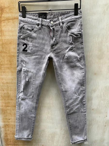 2019 popular new design summer men's denim skinny coolguy jean embroidery pants holes jeans button mens brand long pants 920, Blue
2019 popular new design summer men's denim skinny coolguy jean embroidery pants holes jeans button mens brand long pants 920, Blue
