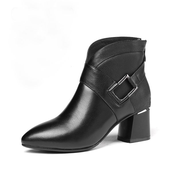 2020 winter pointed new women's shoes mature casual fashion back zipper thick heel metal decorative female pu high heels b22-39, Black
2020 winter pointed new women's shoes mature casual fashion back zipper thick heel metal decorative female pu high heels b22-39, Black