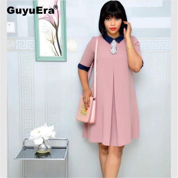 guyuera 2019 new african dresses for women small tie beaded decorative stitching commuter large size dress, Red
guyuera 2019 new african dresses for women small tie beaded decorative stitching commuter large size dress, Red