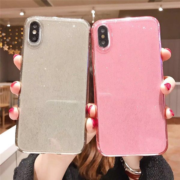 Прозрачный блестящий блеск чехол для iPhone 11 Pro Max XS XR 8 7 Plus TPU Anti-падение телефона Обл
Прозрачный блестящий блеск чехол для iPhone 11 Pro Max XS XR 8 7 Plus TPU Anti-падение телефона Обл