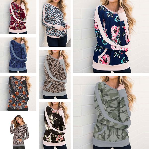 women leopard patchwork long sleeve sweater pullover spring pocket t-shirt tees o-neck blouses floral raglan sleeve t-shirt d22802, White
women leopard patchwork long sleeve sweater pullover spring pocket t-shirt tees o-neck blouses floral raglan sleeve t-shirt d22802, White