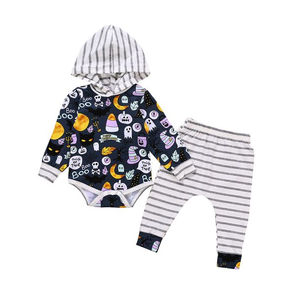 2018 new arrival halloween baby boy girl clothes sets cartoon outfits long sleeve hooded romper stripe outfit 0-24m popular hot, Pink;blue
2018 new arrival halloween baby boy girl clothes sets cartoon outfits long sleeve hooded romper stripe outfit 0-24m popular hot, Pink;blue