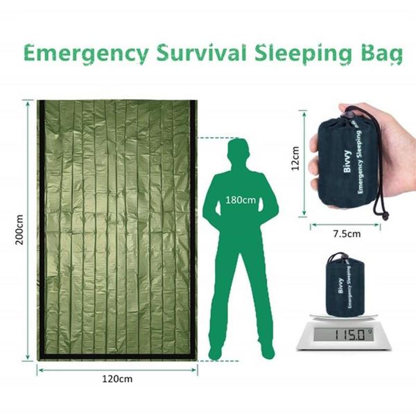 sleeping bags emergency bag 120*200cm rescue blanket camp reusable windproof waterproof safety survival blankets
sleeping bags emergency bag 120*200cm rescue blanket camp reusable windproof waterproof safety survival blankets