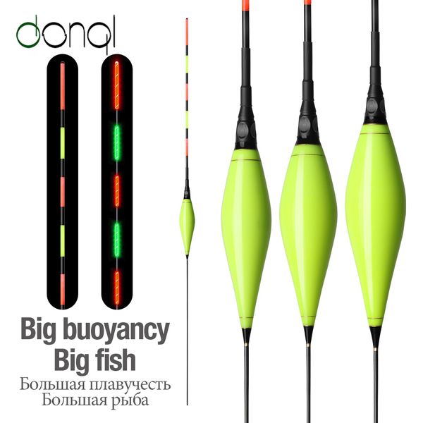 donql 1pcs led electronic fishing float night vision bobber light fishing tackle luminous buoy with battery
donql 1pcs led electronic fishing float night vision bobber light fishing tackle luminous buoy with battery