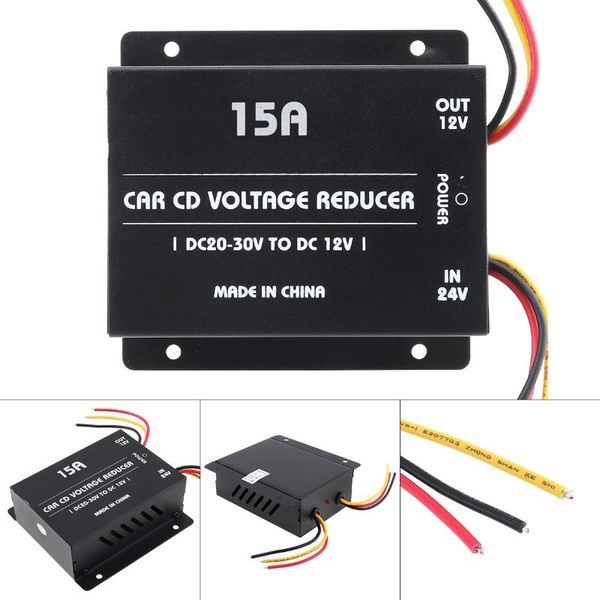 15a 50ma 180w dc 24v to 12v power converter electric inverter voltage reducer step-down transformer with 6 wires for car
15a 50ma 180w dc 24v to 12v power converter electric inverter voltage reducer step-down transformer with 6 wires for car