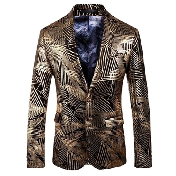 luxury gold stripes print blazer masculino slim fit men blazer hombre plus size 5xl stage cloth for dj singer chaqueta hombre, White;black
luxury gold stripes print blazer masculino slim fit men blazer hombre plus size 5xl stage cloth for dj singer chaqueta hombre, White;black