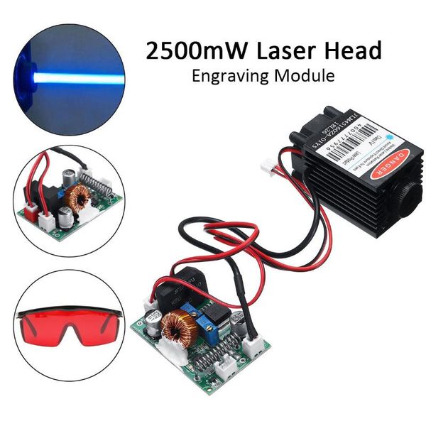 2.5w 450nm blue laser modulel 12v focusable high power + goggles for cnc cutting laser engraving machine woodworking parts
2.5w 450nm blue laser modulel 12v focusable high power + goggles for cnc cutting laser engraving machine woodworking parts
