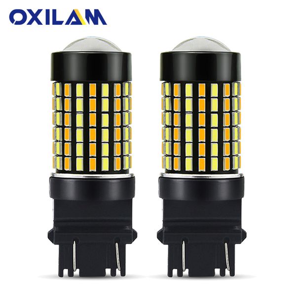 oxilam 2pcs 3157 led switchback bulb dual color white amber t25 3156 p27w p27/7w lamp for turn signal drl daytime running light
oxilam 2pcs 3157 led switchback bulb dual color white amber t25 3156 p27w p27/7w lamp for turn signal drl daytime running light