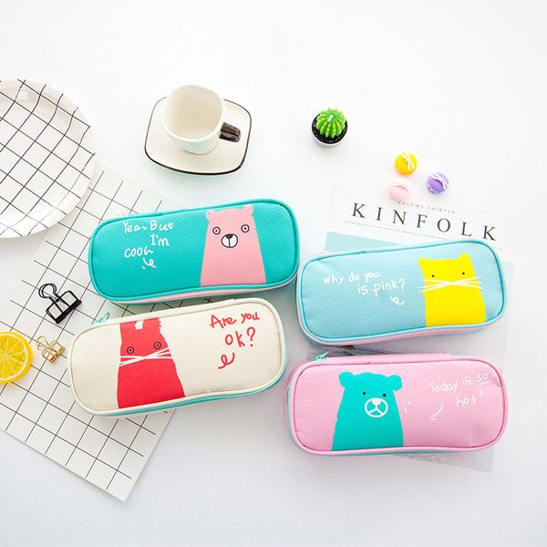 1pc cute bear pencil case high capacity pencilcase kawaii cat pencil pouch for girls gift school office supplies stationery
1pc cute bear pencil case high capacity pencilcase kawaii cat pencil pouch for girls gift school office supplies stationery