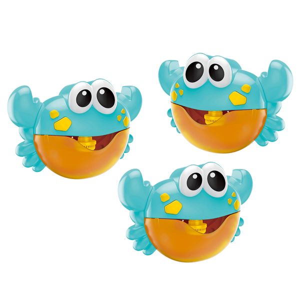 3pcs battery powered crab bubble machine, automatic musical bubbles blower kids toddlers swimming bathing toy
3pcs battery powered crab bubble machine, automatic musical bubbles blower kids toddlers swimming bathing toy