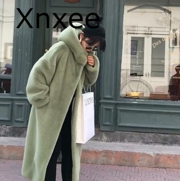 new autumn winter fur coat women clothes imitation hooded plus size thicken warm long coats female, Black
new autumn winter fur coat women clothes imitation hooded plus size thicken warm long coats female, Black