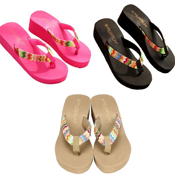 2019 latest women shoes summer platform sandals beach flat wedge patch flip flops lady slippers 20**, Black
2019 latest women shoes summer platform sandals beach flat wedge patch flip flops lady slippers 20**, Black