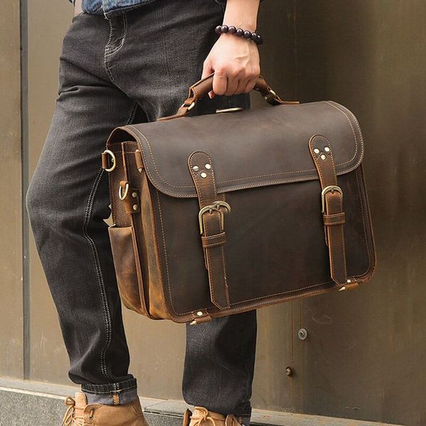 luufan genuine leather travel briefcase with shoulder strap double layer briefcase handbags shoulder bags bagpack multifunction
luufan genuine leather travel briefcase with shoulder strap double layer briefcase handbags shoulder bags bagpack multifunction
