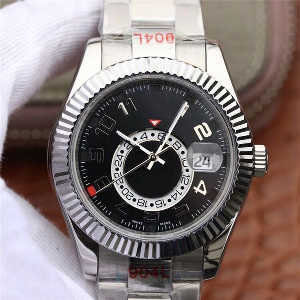 sky -000001 montre de luxe 904l (24-hour function circle) 9001 automatic mechanical movement watches designer watches 70 hours power storage, Slivery;brown
sky -000001 montre de luxe 904l (24-hour function circle) 9001 automatic mechanical movement watches designer watches 70 hours power storage, Slivery;brown