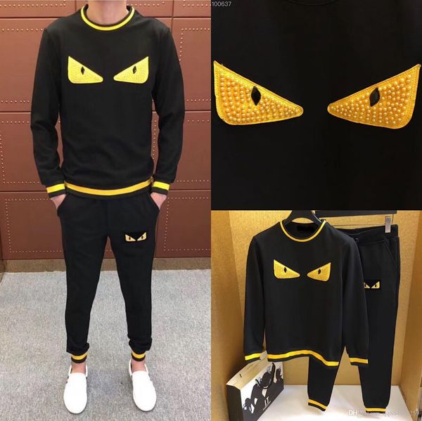 2019 autumn new fashion litter monster printed long-sleeved mens designer tracksuits sportswear track suit joggers size -4xl, Gray
2019 autumn new fashion litter monster printed long-sleeved mens designer tracksuits sportswear track suit joggers size -4xl, Gray