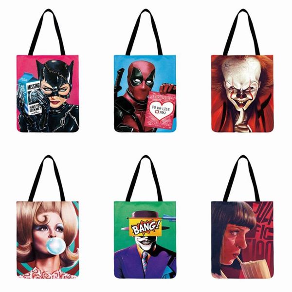 super cool poster printed tote bag фильм характер повседневного tote мешок плечо женщин складные покупки многоразового бич
super cool poster printed tote bag фильм характер повседневного tote мешок плечо женщин складные покупки многоразового бич