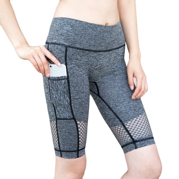 yoga pants with pockets women's hollow-out high-waist for fitness running yoga pants five-minute sport leggings, White;red
yoga pants with pockets women's hollow-out high-waist for fitness running yoga pants five-minute sport leggings, White;red