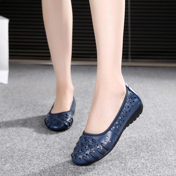 mother women shoes sandals flats hollow out genuine leather slip on loafers casual plus size platform zapatos de mujer, Black
mother women shoes sandals flats hollow out genuine leather slip on loafers casual plus size platform zapatos de mujer, Black