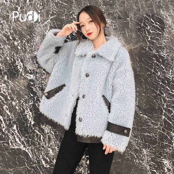 pudi tx107204 women winter 100% real wool fur inside oversize warm jacket coat lady classic coat jacket overcoat, Black
pudi tx107204 women winter 100% real wool fur inside oversize warm jacket coat lady classic coat jacket overcoat, Black