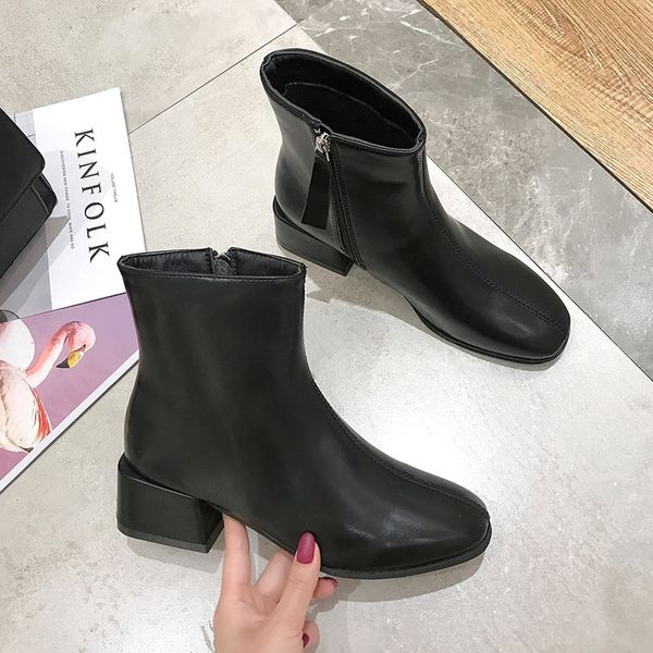 chunky heel women's rubber boots boots-women low heels booties lace up shoes woman winter shoes round toe booties ladies, Black
chunky heel women's rubber boots boots-women low heels booties lace up shoes woman winter shoes round toe booties ladies, Black