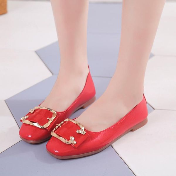 women flat ankle shoes female shallow square buckle slip on low heel shoes 2019 fashion square toe single footwear, Black
women flat ankle shoes female shallow square buckle slip on low heel shoes 2019 fashion square toe single footwear, Black
