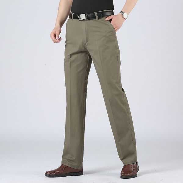 men 2019 spring autumn new business casual pants trousers men 100% cotton chinos fashion solid trousers male pants plus size 40, Black
men 2019 spring autumn new business casual pants trousers men 100% cotton chinos fashion solid trousers male pants plus size 40, Black
