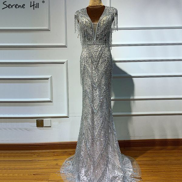 silver beading tassel v-neck luxury evening dresses 2019 latest design sleeveless mermaid evening gowns serene hill bla60830, White;black
silver beading tassel v-neck luxury evening dresses 2019 latest design sleeveless mermaid evening gowns serene hill bla60830, White;black