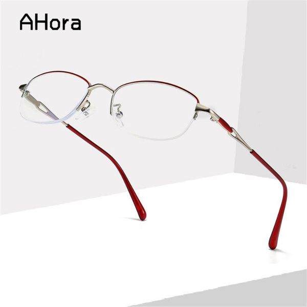 ahora classic women anti blue light reading glasses metal half frame presbyopic eyeglasses hyperopia eyewear+1.0...+4.0, White;black
ahora classic women anti blue light reading glasses metal half frame presbyopic eyeglasses hyperopia eyewear+1.0...+4.0, White;black