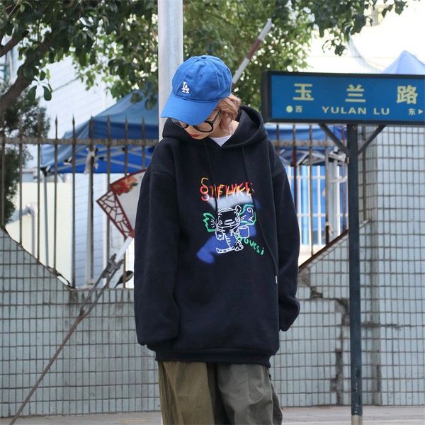 lychee girls cartoon graffiti print women fleece hooded sweatshirts spring autumn winter lady casual loose female hoodies, Black
lychee girls cartoon graffiti print women fleece hooded sweatshirts spring autumn winter lady casual loose female hoodies, Black