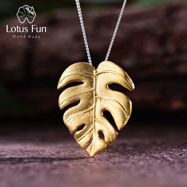 lotus fun real 925 sterling silver handmade fine jewelry creative monstera leaves design pendant without necklace for women y19051602
lotus fun real 925 sterling silver handmade fine jewelry creative monstera leaves design pendant without necklace for women y19051602