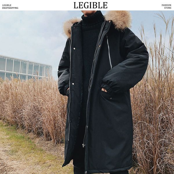 legible 2019 solid cargo parka men coats winter jacket men thicken fur hooded outwear warm coat casual medium-length mens coat, Tan;black
legible 2019 solid cargo parka men coats winter jacket men thicken fur hooded outwear warm coat casual medium-length mens coat, Tan;black