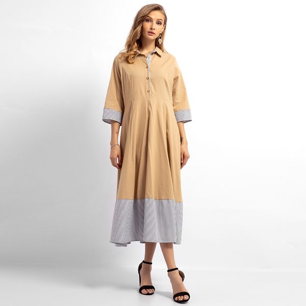 women's striped stitching three-quarter sleeve islamic muslim middle east maxi robe dresse abayas for women's hijab dress 4.12, Red
women's striped stitching three-quarter sleeve islamic muslim middle east maxi robe dresse abayas for women's hijab dress 4.12, Red