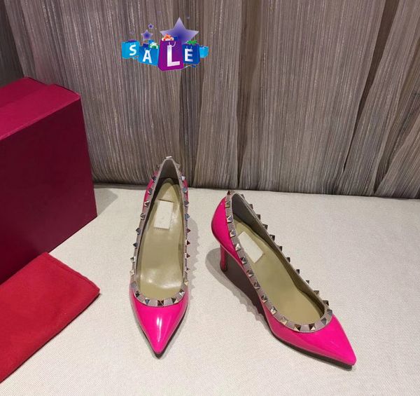 designer new lady pointed toe 2-strap rivet heels, pointed leather banquet dress heels 8.5cm, Black
designer new lady pointed toe 2-strap rivet heels, pointed leather banquet dress heels 8.5cm, Black