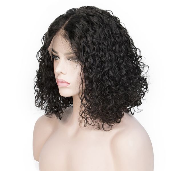 curly human hair wig brazilian short bob lace front human hair wigs for black women full and thick lace wigs, Black;brown
curly human hair wig brazilian short bob lace front human hair wigs for black women full and thick lace wigs, Black;brown